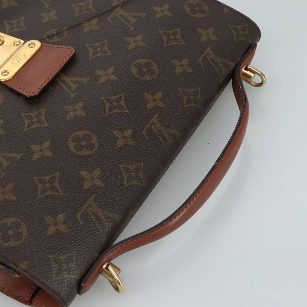 LOUIS VUITTON Monogram Monceau 28 Hand Bag 2way M51185 LV 104222