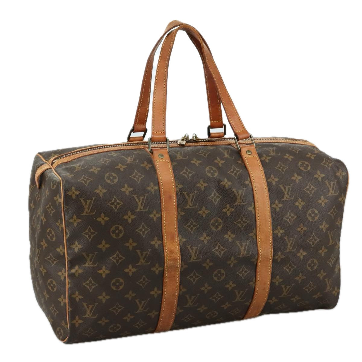 LOUIS VUITTON Monogram Sac Souple 45 Boston Bag M41624 LV 104223
