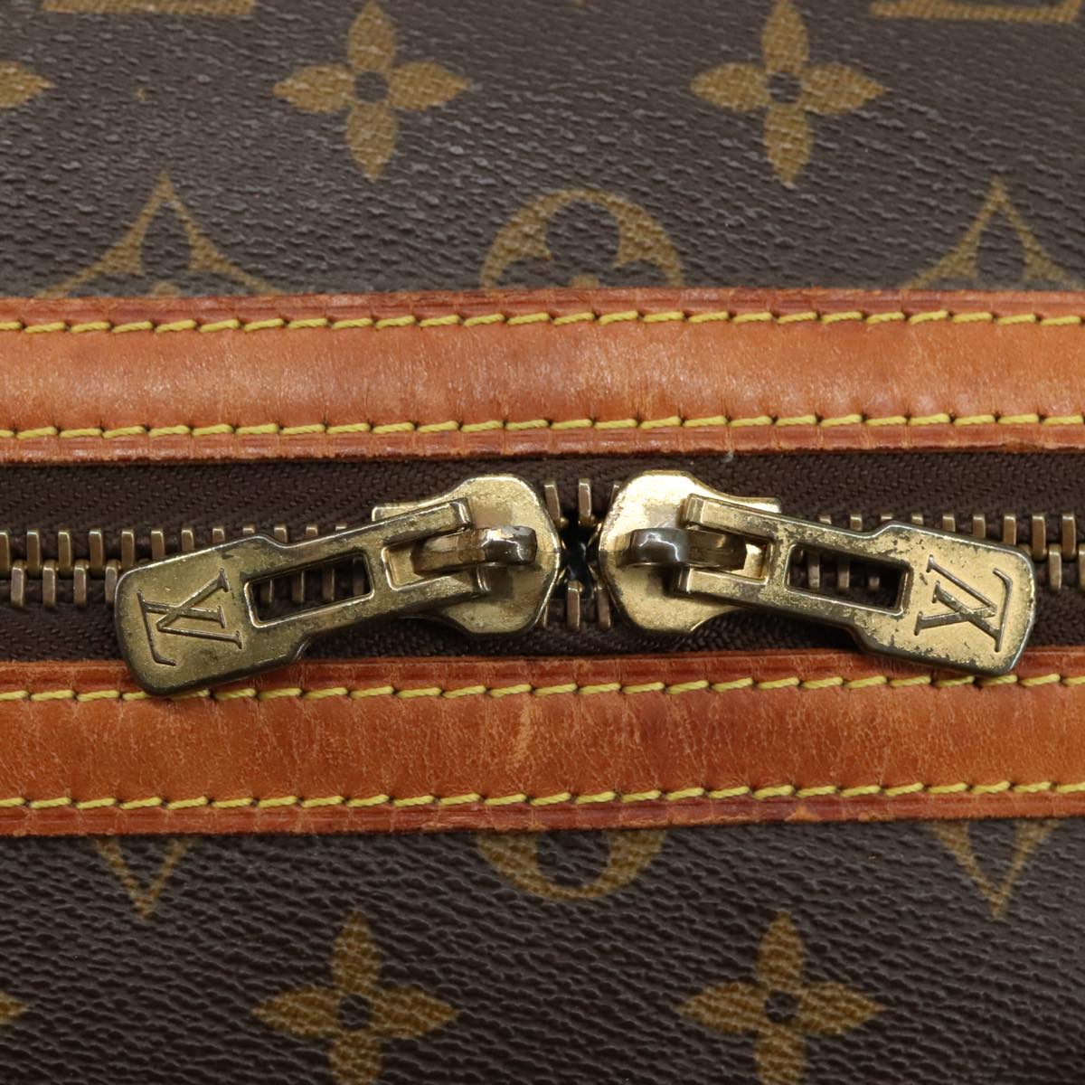 LOUIS VUITTON Monogram Sac Souple 45 Boston Bag M41624 LV 104223