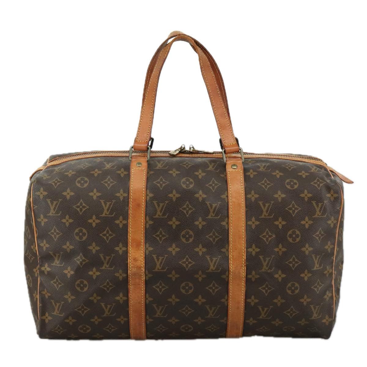 LOUIS VUITTON Monogram Sac Souple 45 Boston Bag M41624 LV 104223