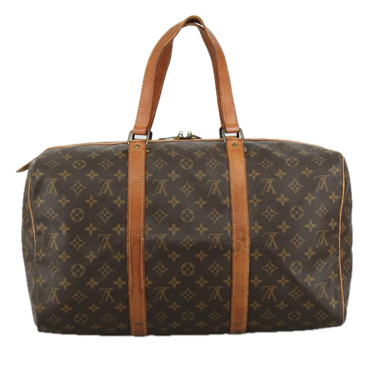 LOUIS VUITTON Monogram Sac Souple 45 Boston Bag M41624 LV 104223