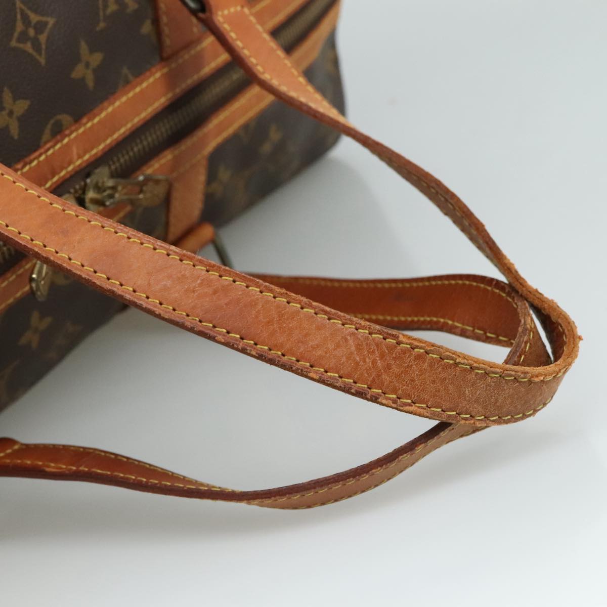 LOUIS VUITTON Monogram Sac Souple 45 Boston Bag M41624 LV 104223