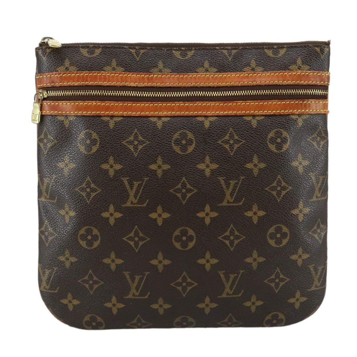LOUIS VUITTON Monogram Pochette Bosphore Shoulder Bag M40044 LV 104230