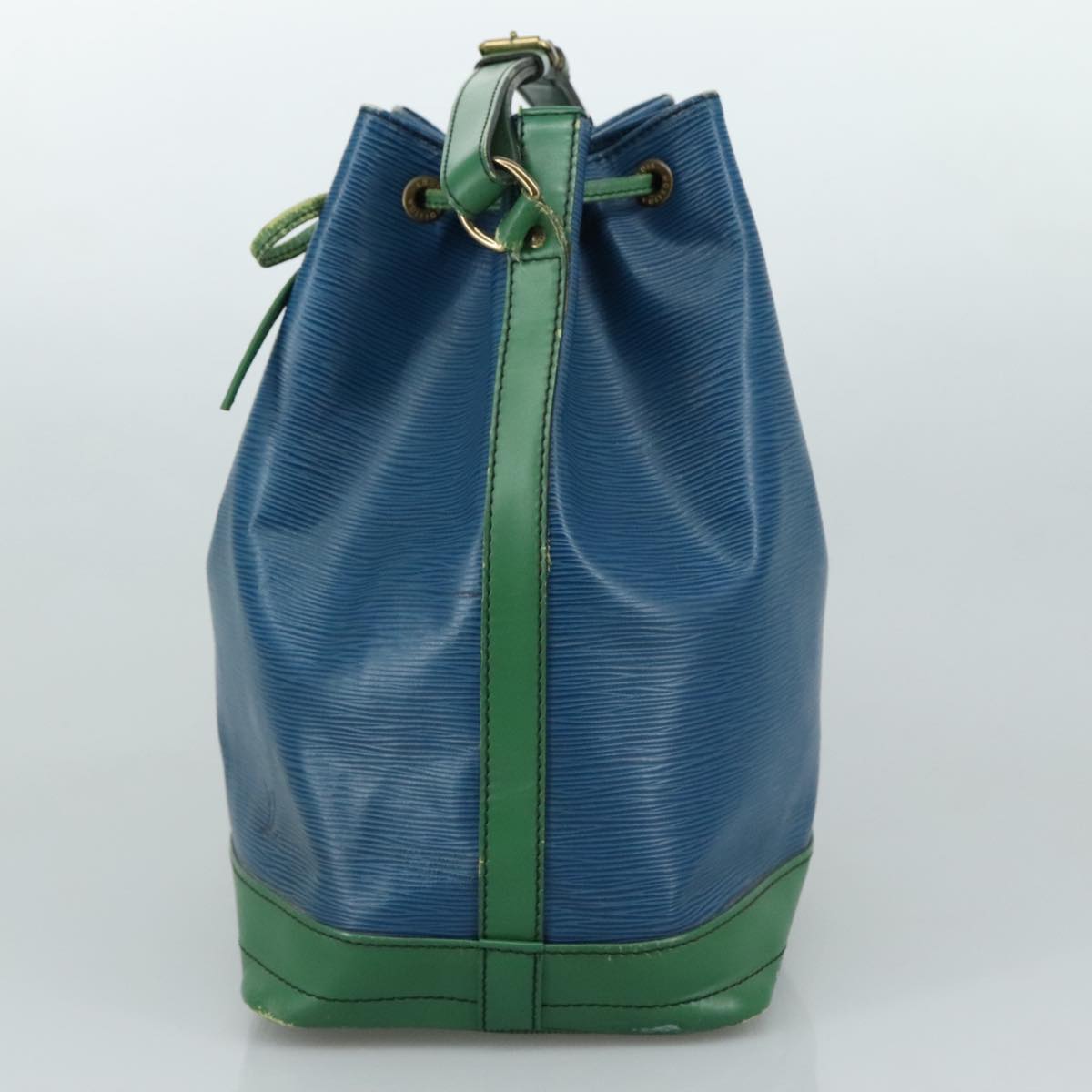 LOUIS VUITTON Epi Noe Shoulder Bag Bicolor Green Blue M44044 LV 104232
