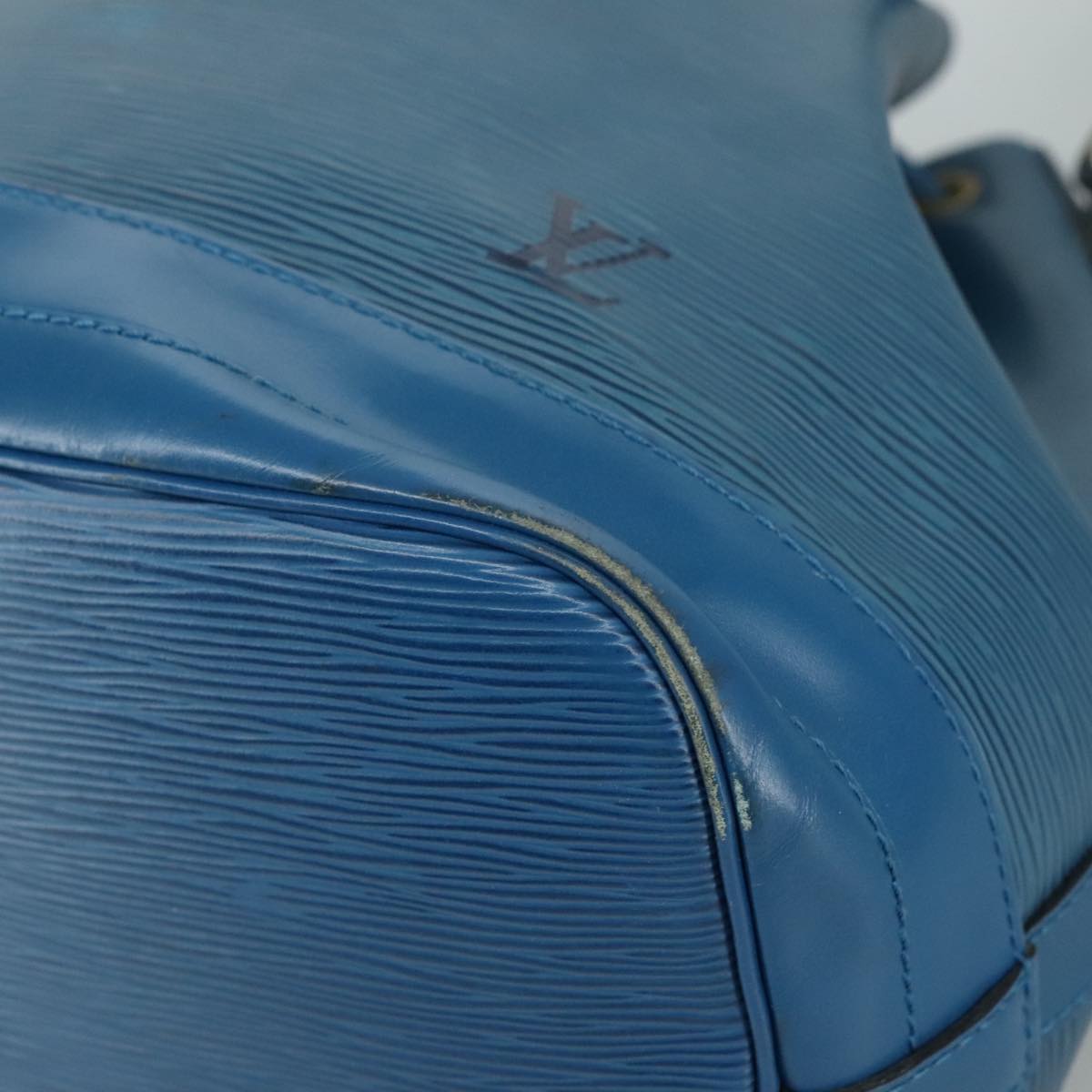LOUIS VUITTON Epi Noe Shoulder Bag Toledo Blue M44005 LV 104237