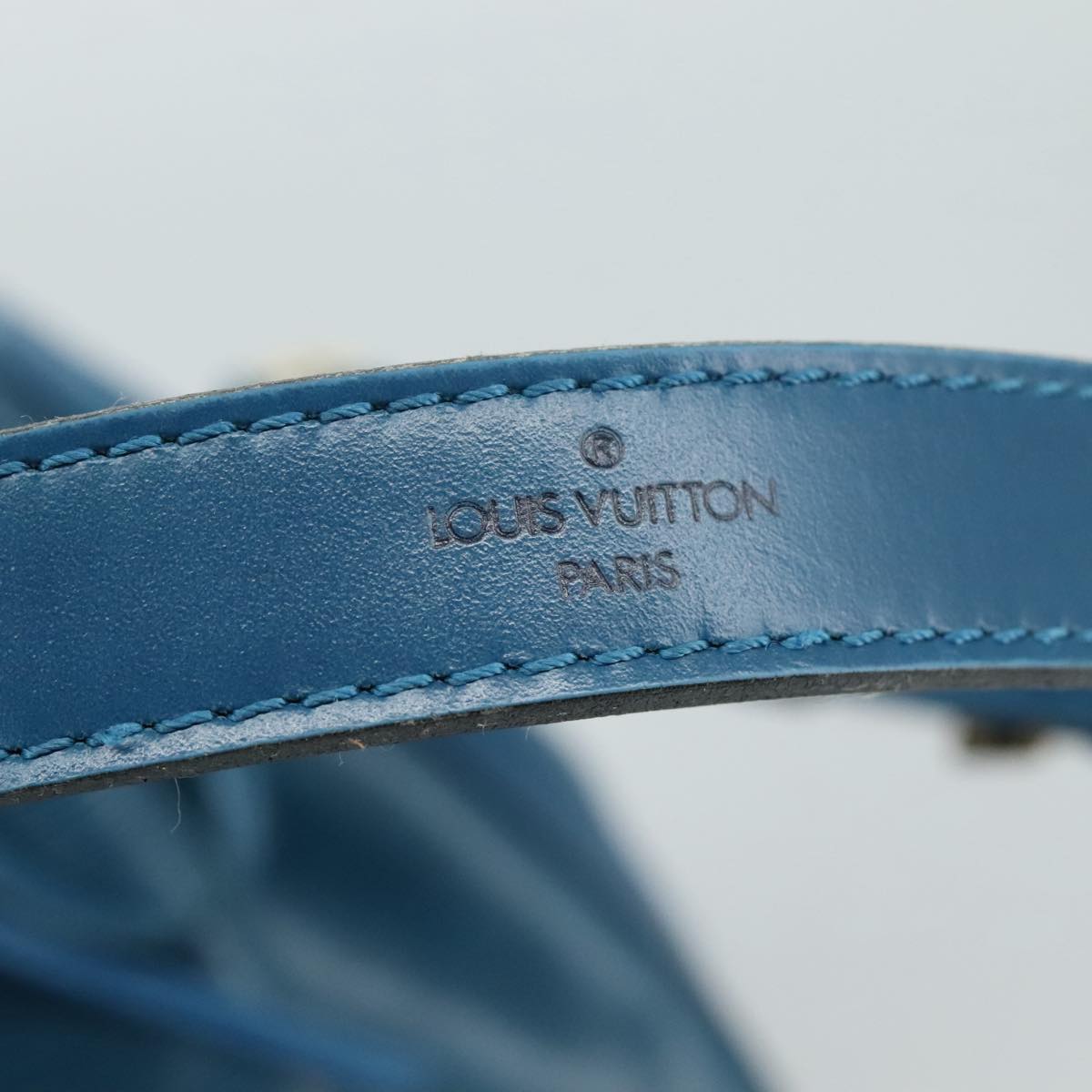 LOUIS VUITTON Epi Noe Shoulder Bag Toledo Blue M44005 LV 104237