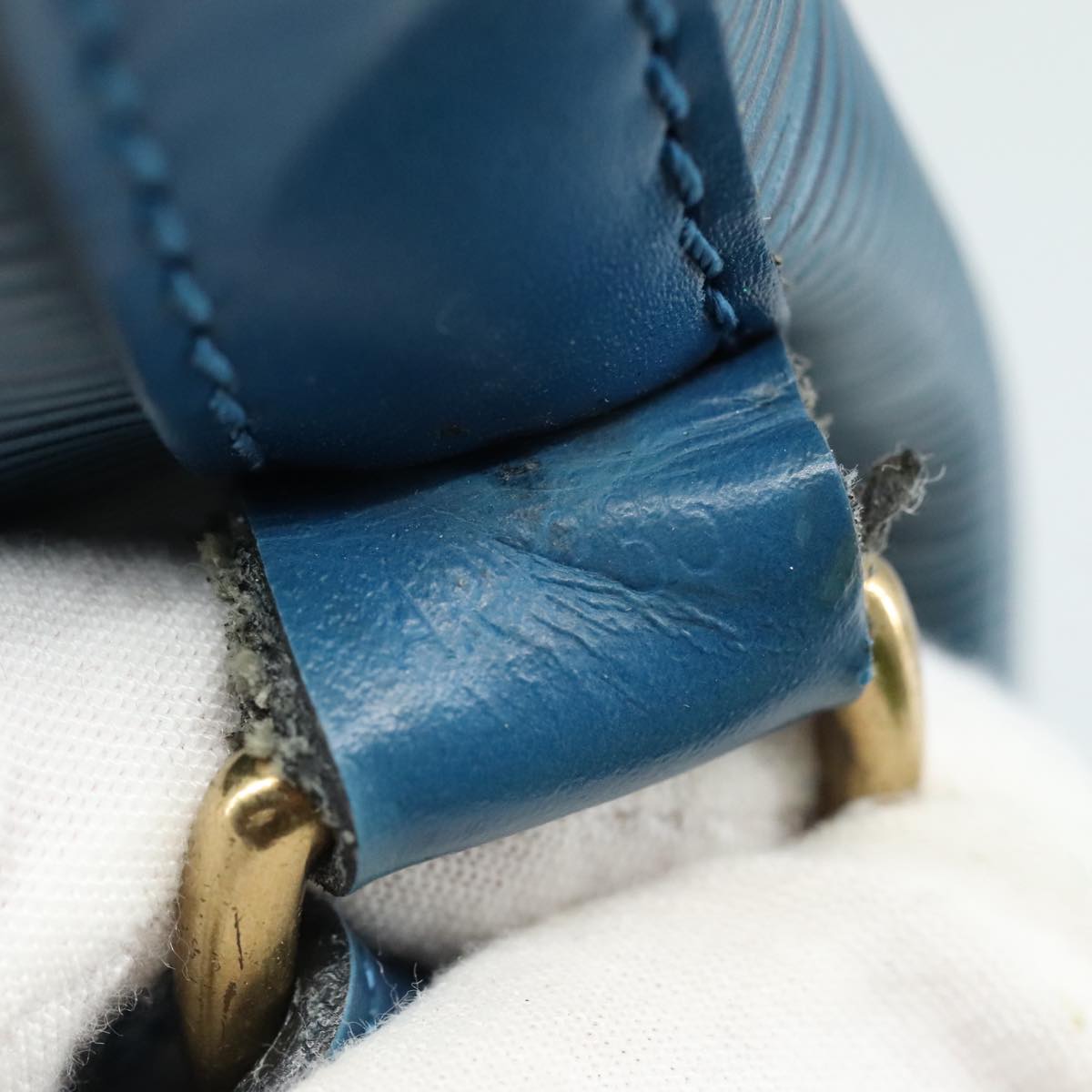 LOUIS VUITTON Epi Noe Shoulder Bag Toledo Blue M44005 LV 104237