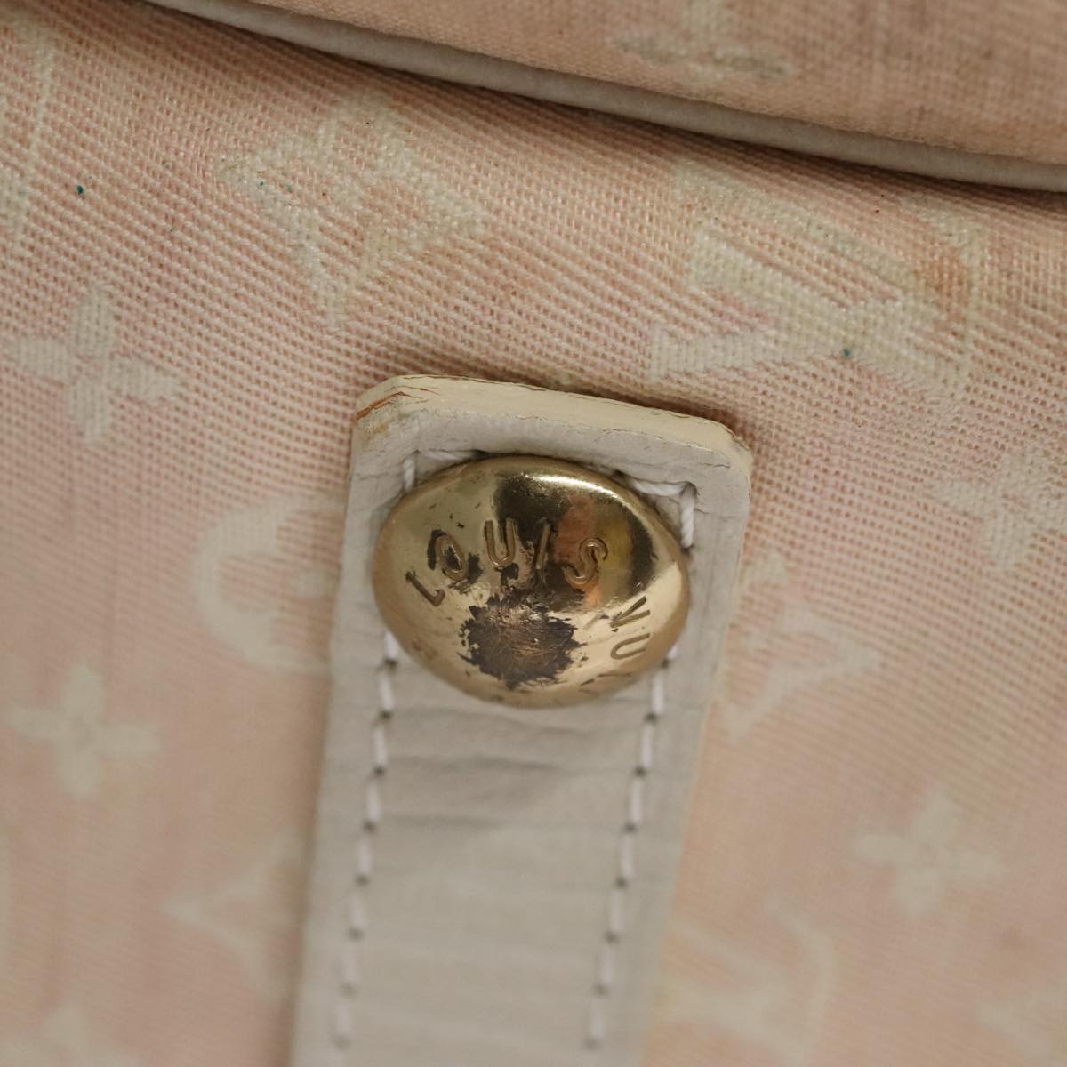 LOUIS VUITTON Monogram Mini Lin Sac Arange Shoulder Bag Rose M95255 104256