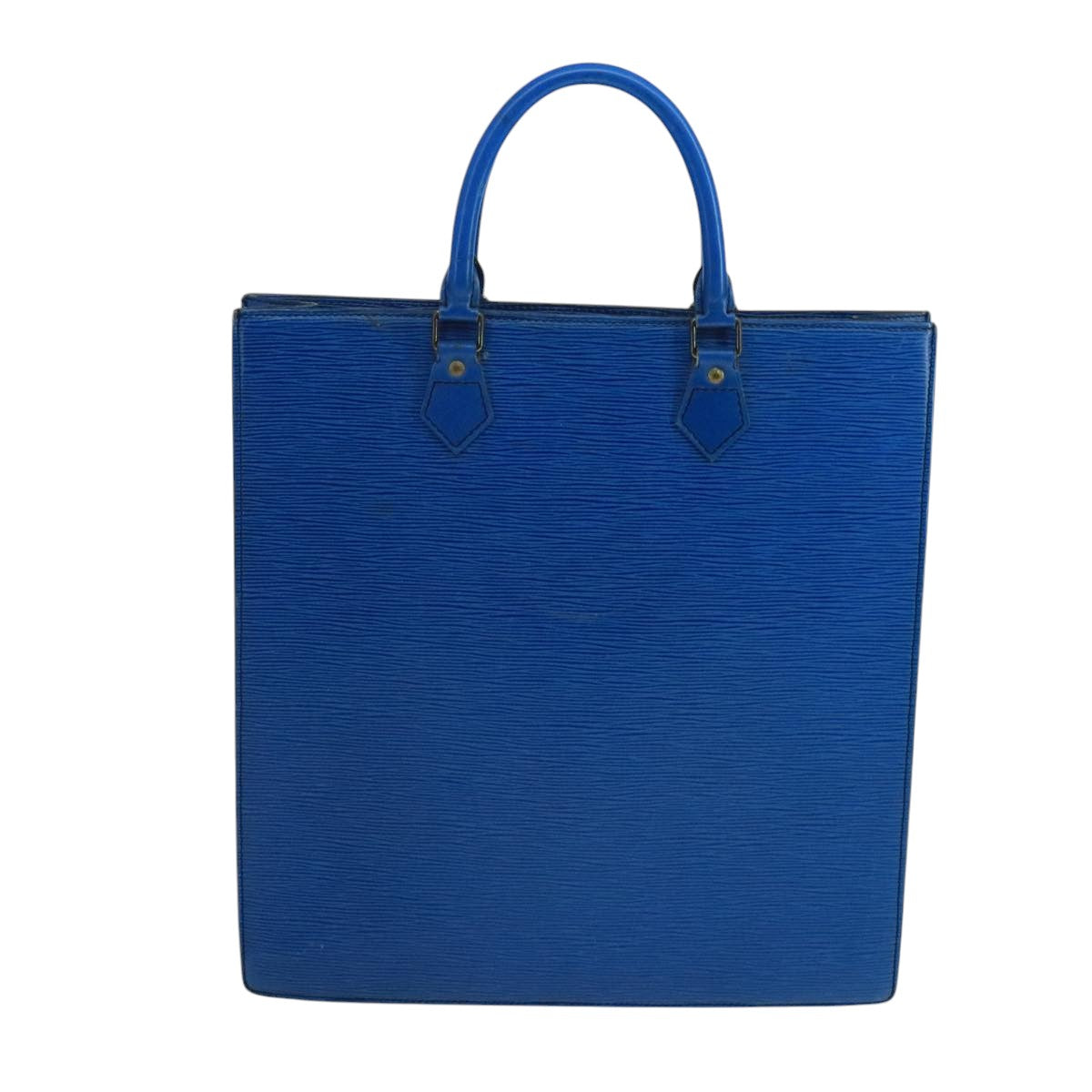 LOUIS VUITTON Epi Sac Plat Hand Bag Blue M52075 LV 104258
