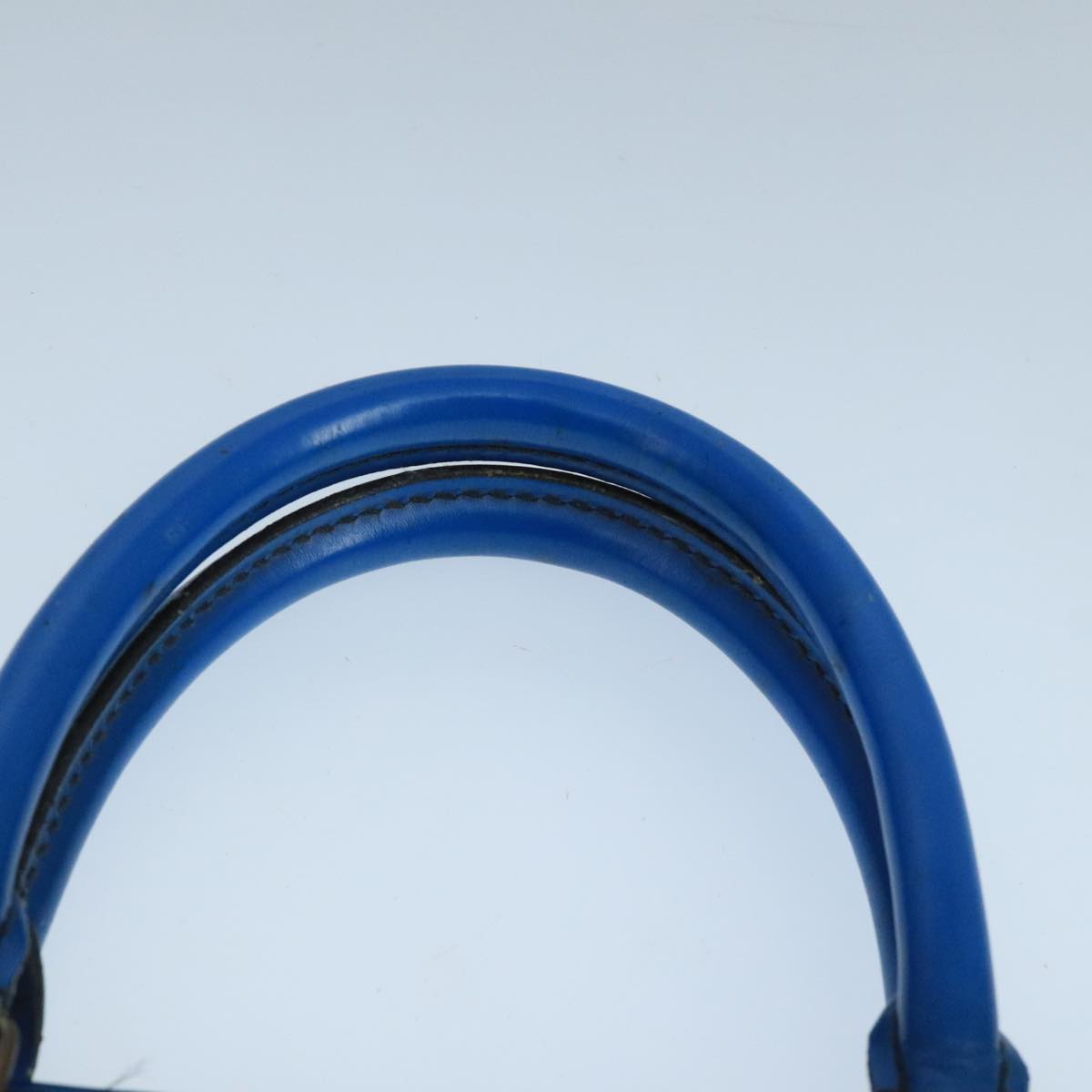 LOUIS VUITTON Epi Sac Plat Hand Bag Blue M52075 LV 104258