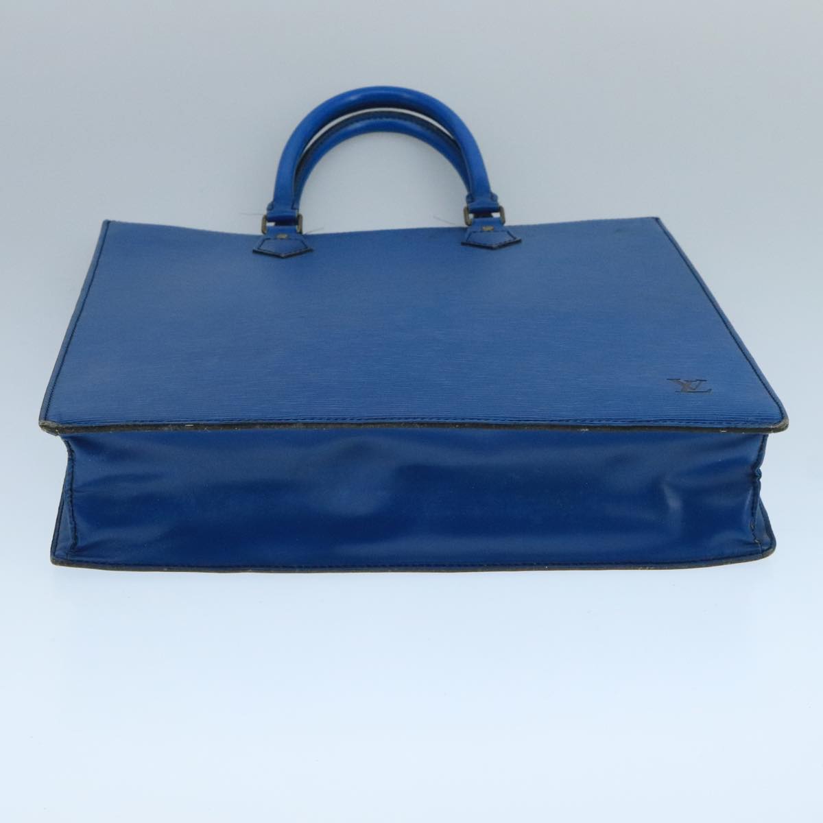 LOUIS VUITTON Epi Sac Plat Hand Bag Blue M52075 LV 104258