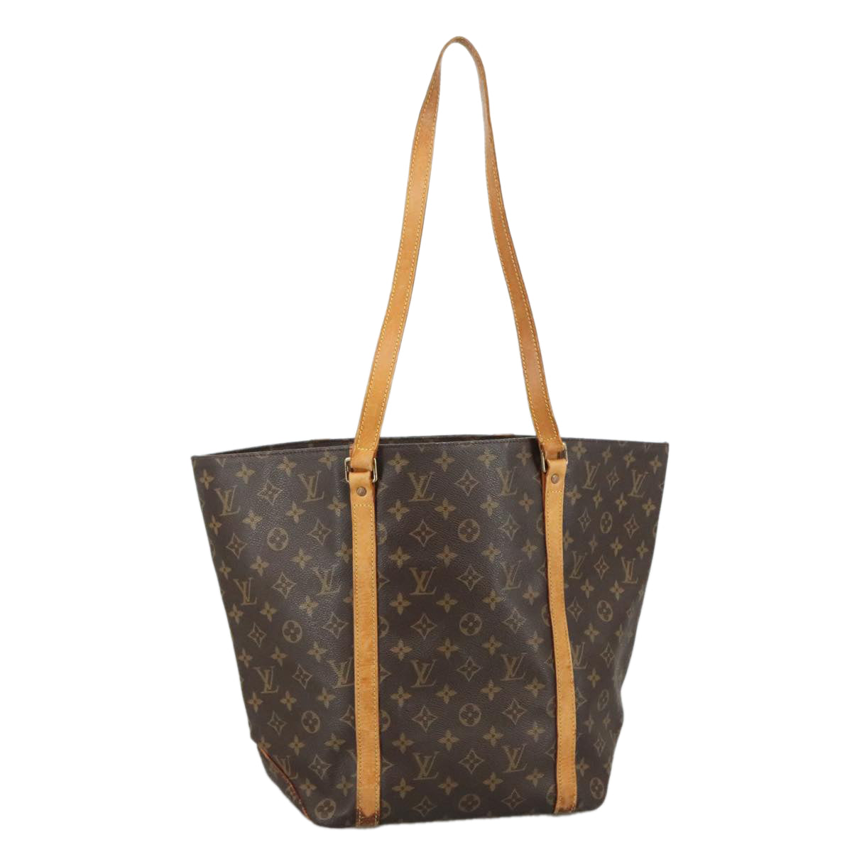 LOUIS VUITTON Monogram Sac Shopping Tote Bag M51108 LV 104277