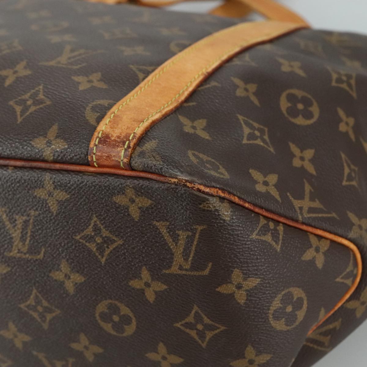 LOUIS VUITTON Monogram Sac Shopping Tote Bag M51108 LV 104277