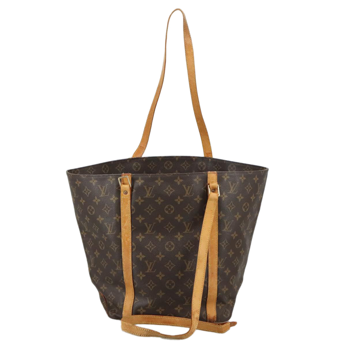 LOUIS VUITTON Monogram Sac Shopping Tote Bag M51108 LV 104277
