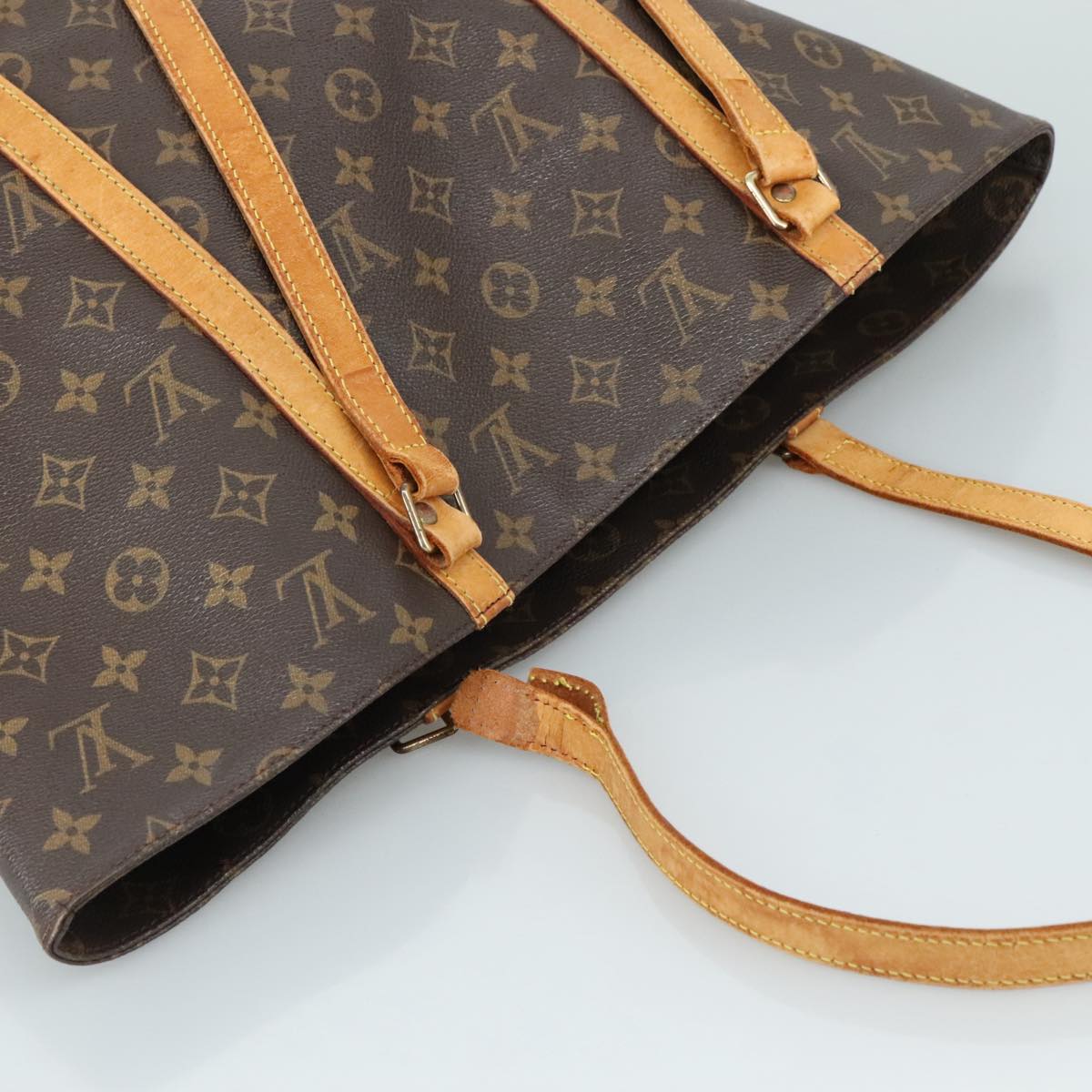 LOUIS VUITTON Monogram Sac Shopping Tote Bag M51108 LV 104277