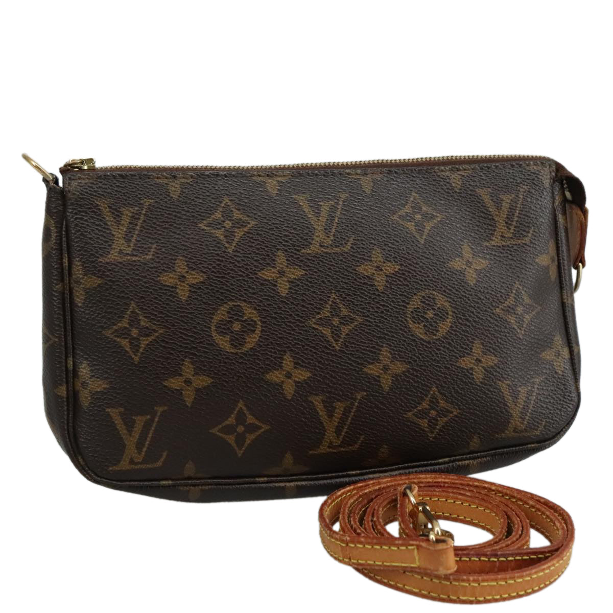 LOUIS VUITTON Monogram Pochette Accessoires Pouch M51980 LV 104279