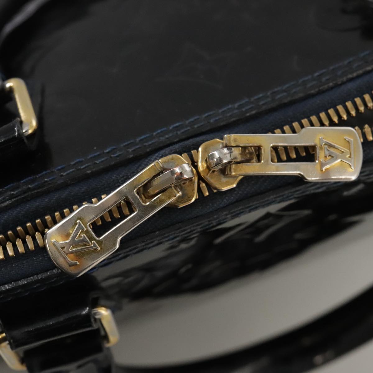 LOUIS VUITTON Monogram Vernis Alma PM Hand Bag Grand blue M90053 LV 104290