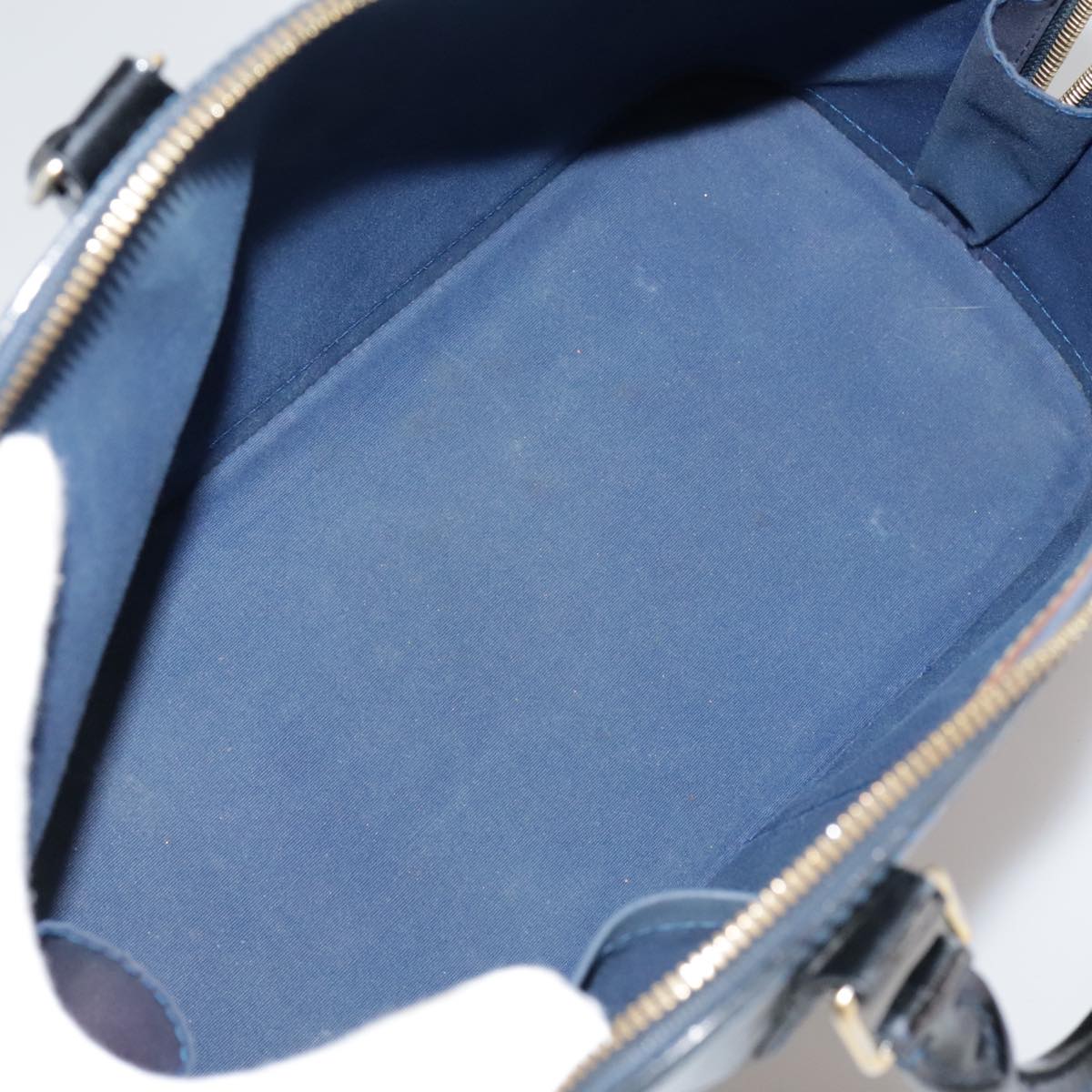 LOUIS VUITTON Monogram Vernis Alma PM Hand Bag Grand blue M90053 LV 104290