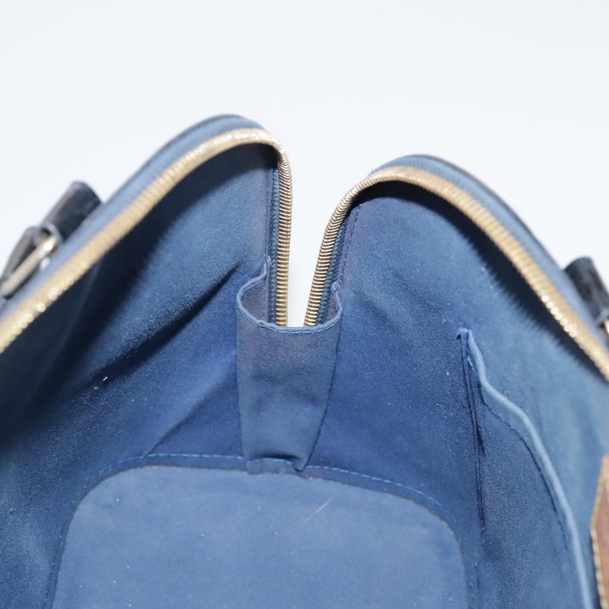 LOUIS VUITTON Monogram Vernis Alma PM Hand Bag Grand blue M90053 LV 104290