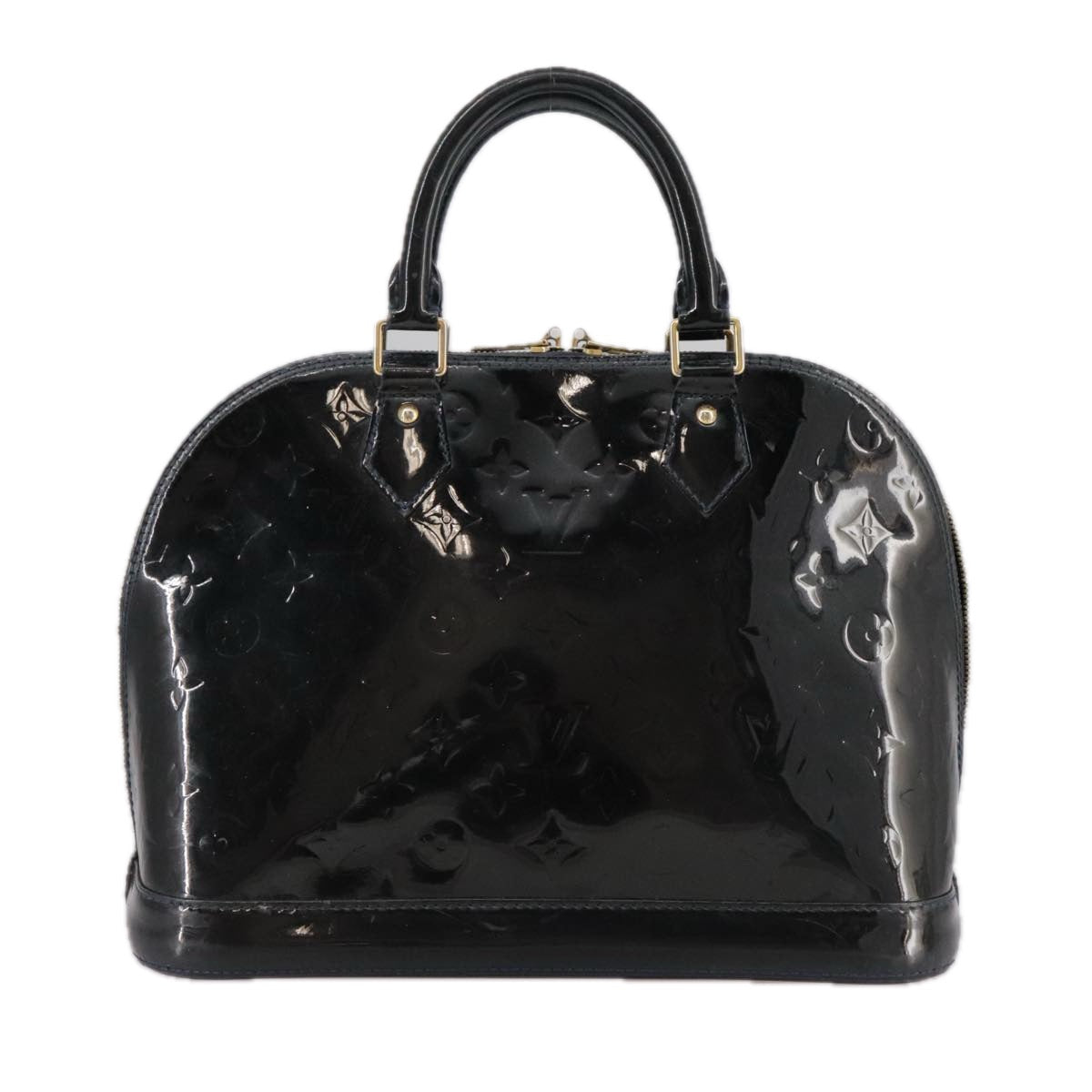 LOUIS VUITTON Monogram Vernis Alma PM Hand Bag Grand blue M90053 LV 104290