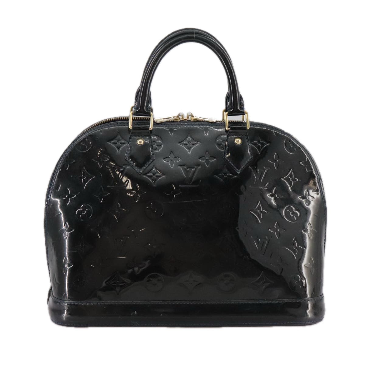 LOUIS VUITTON Monogram Vernis Alma PM Hand Bag Grand blue M90053 LV 104290