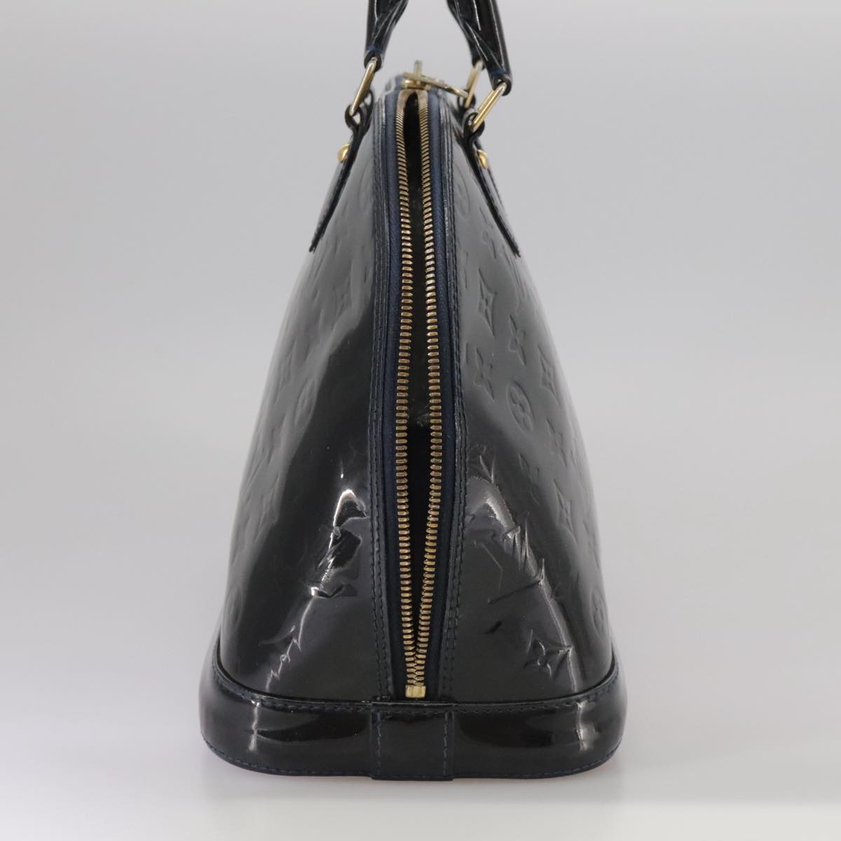 LOUIS VUITTON Monogram Vernis Alma PM Hand Bag Grand blue M90053 LV 104290