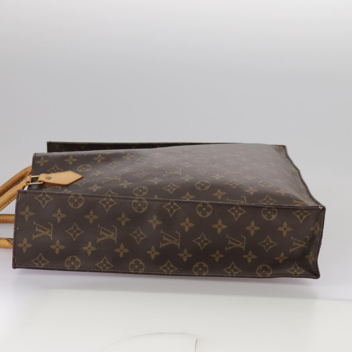 LOUIS VUITTON Monogram Sac Plat Hand Bag M51140 LV 104291