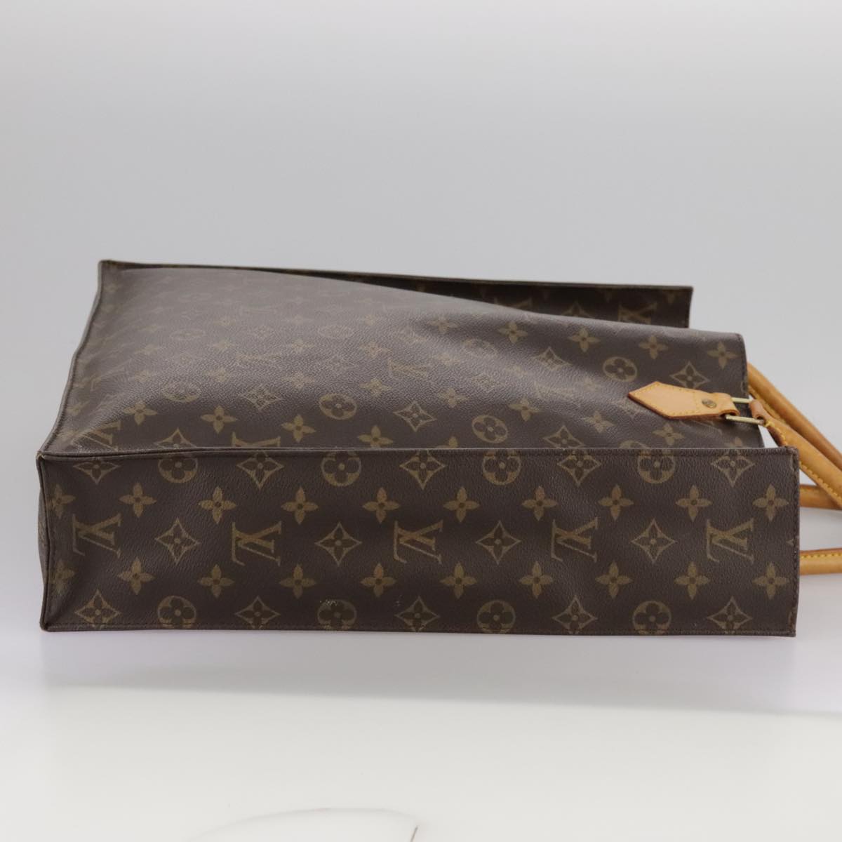 LOUIS VUITTON Monogram Sac Plat Hand Bag M51140 LV 104291