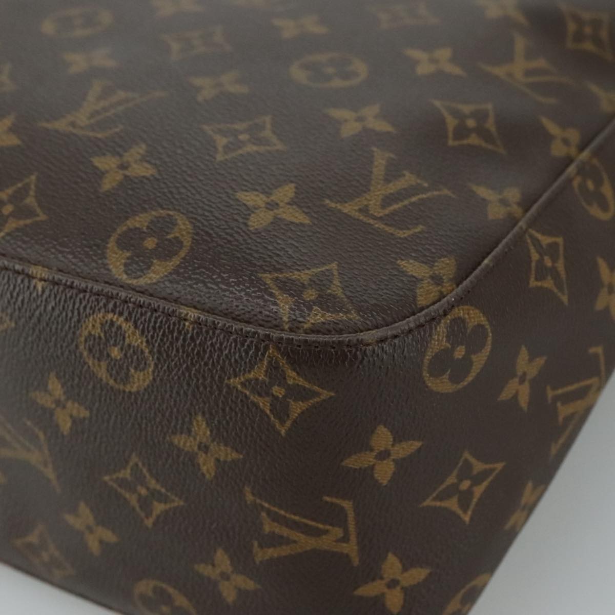 LOUIS VUITTON Monogram Looping GM Shoulder Bag M51145 LV 104300