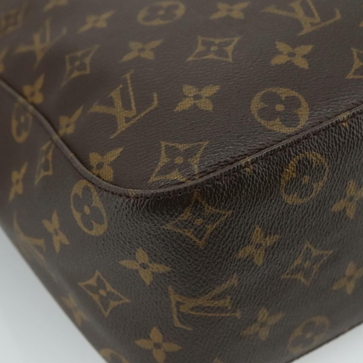 LOUIS VUITTON Monogram Looping GM Shoulder Bag M51145 LV 104300