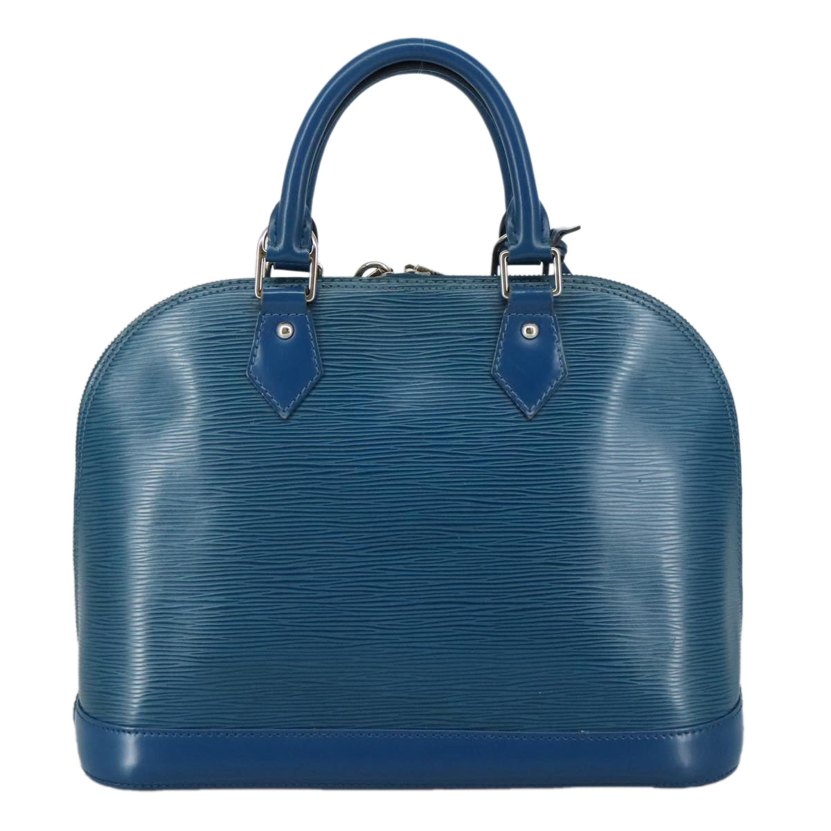 LOUIS VUITTON Epi Alma PM Hand Bag Blue Cyan M40624 LV 104323