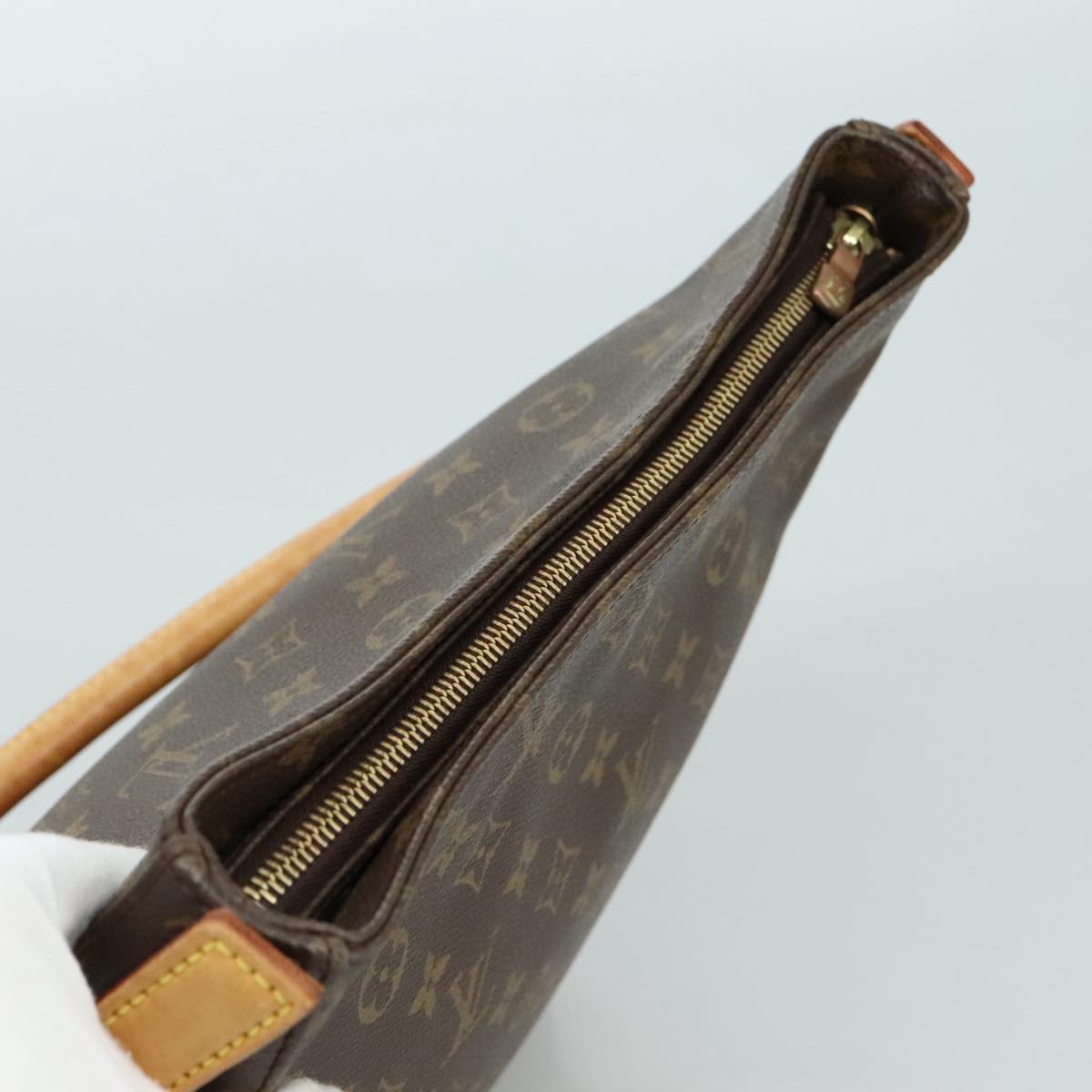 LOUIS VUITTON Monogram Looping GM Shoulder Bag M51145 LV 104333