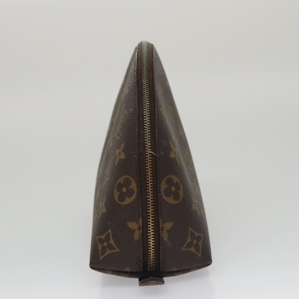 LOUIS VUITTON Monogram Trousse Demi Ronde Cosmetic Pouch M47520 LV 104341