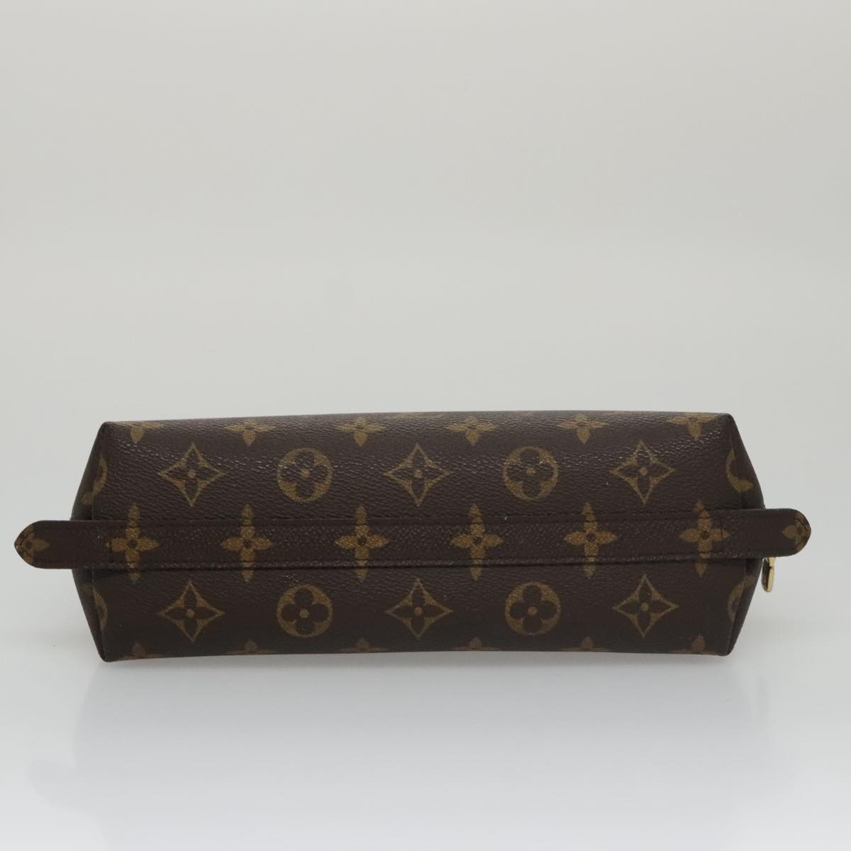 LOUIS VUITTON Monogram Trousse Demi Ronde Cosmetic Pouch M47520 LV 104341