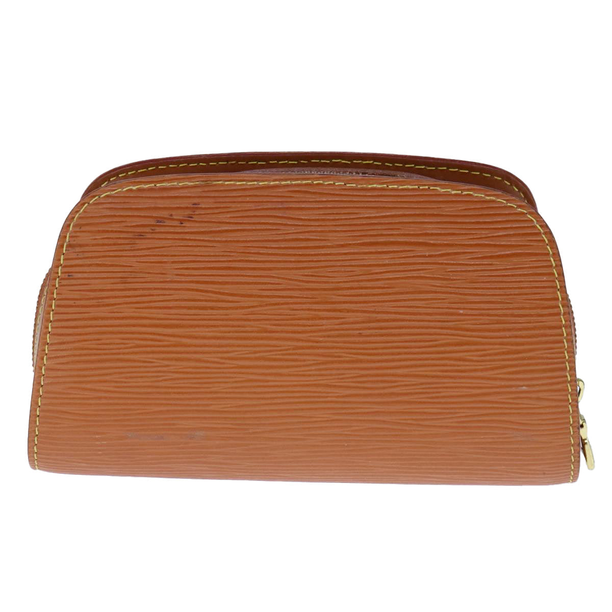 LOUIS VUITTON Epi Dauphine PM Pouch Brown M48443 LV 104344