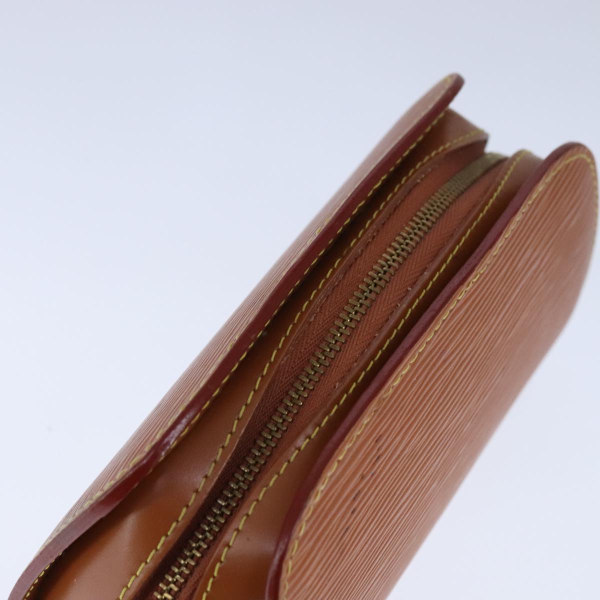 LOUIS VUITTON Epi Dauphine PM Pouch Brown M48443 LV 104344