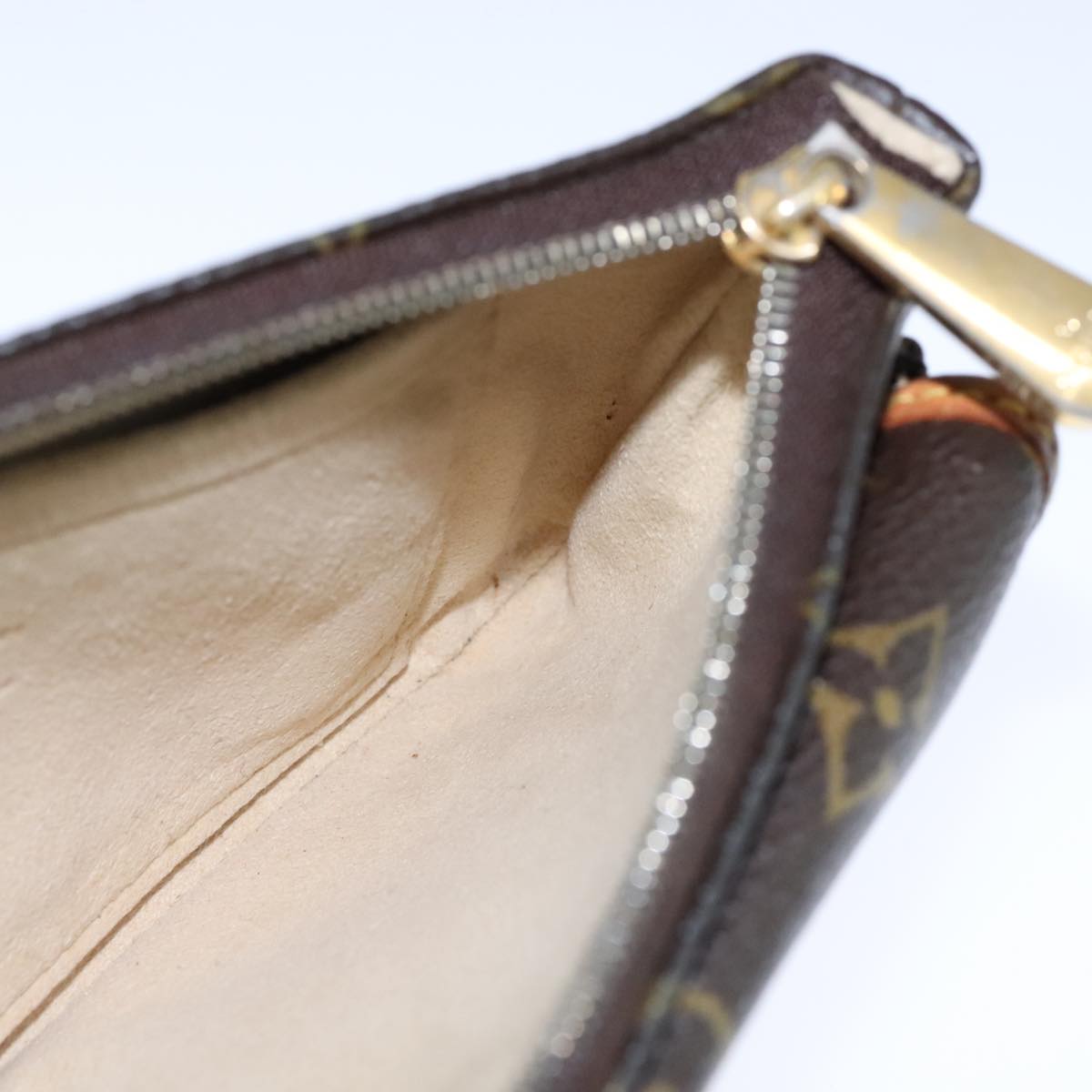 LOUIS VUITTON Monogram Pochette Tikal Pouch M60019 LV 104345