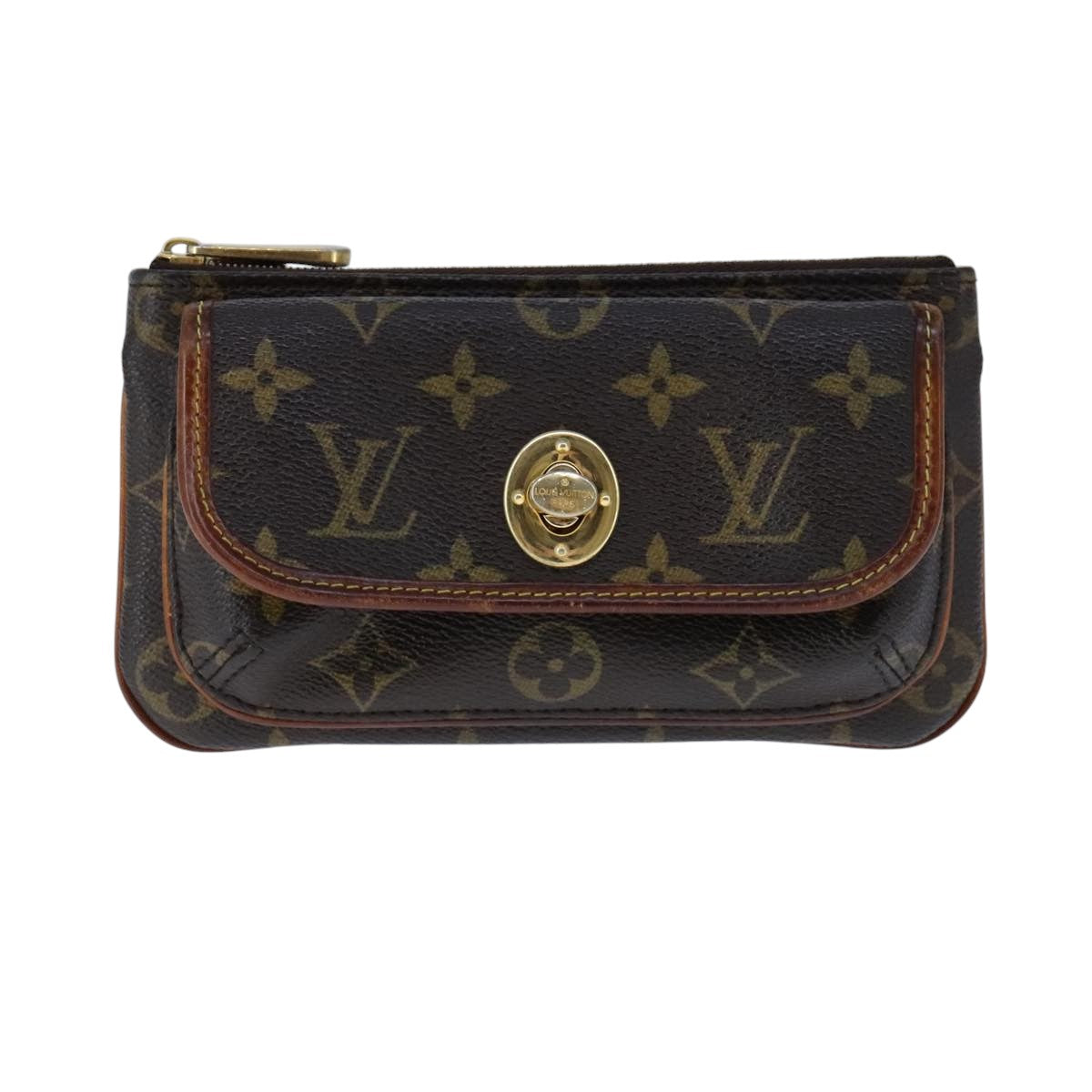 LOUIS VUITTON Monogram Pochette Tikal Pouch M60019 LV 104345