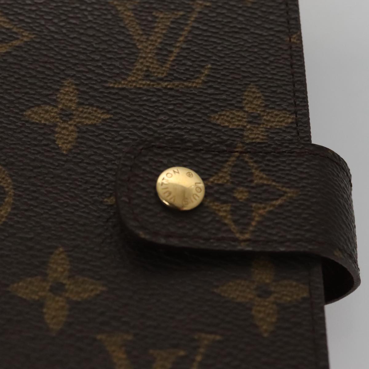 LOUIS VUITTON Monogram Agenda MM Day Planner Cover R20105 LV 104348