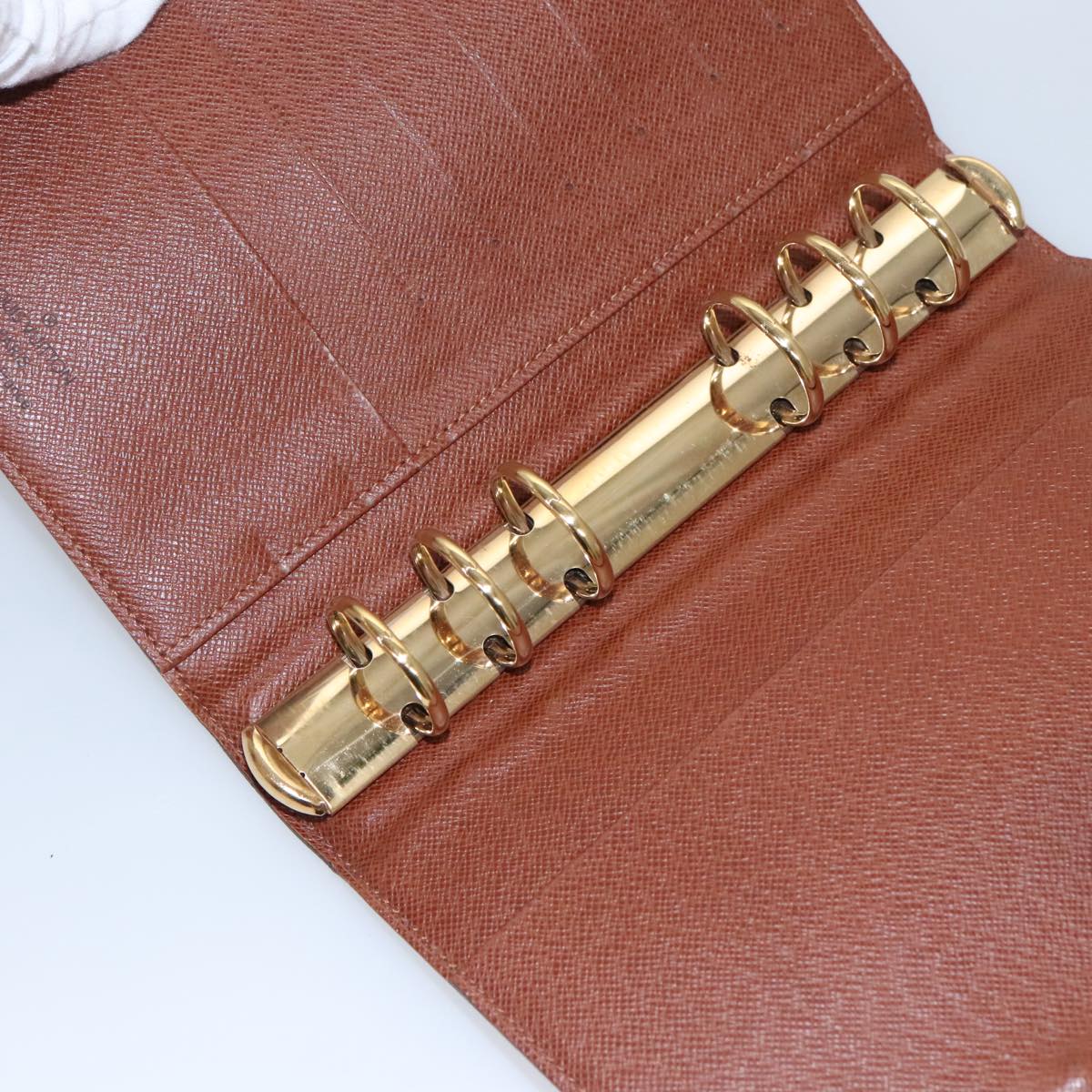 LOUIS VUITTON Monogram Agenda MM Day Planner Cover R20105 LV 104348