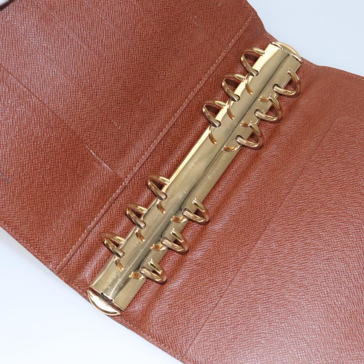 LOUIS VUITTON Monogram Agenda MM Day Planner Cover R20105 LV 104348