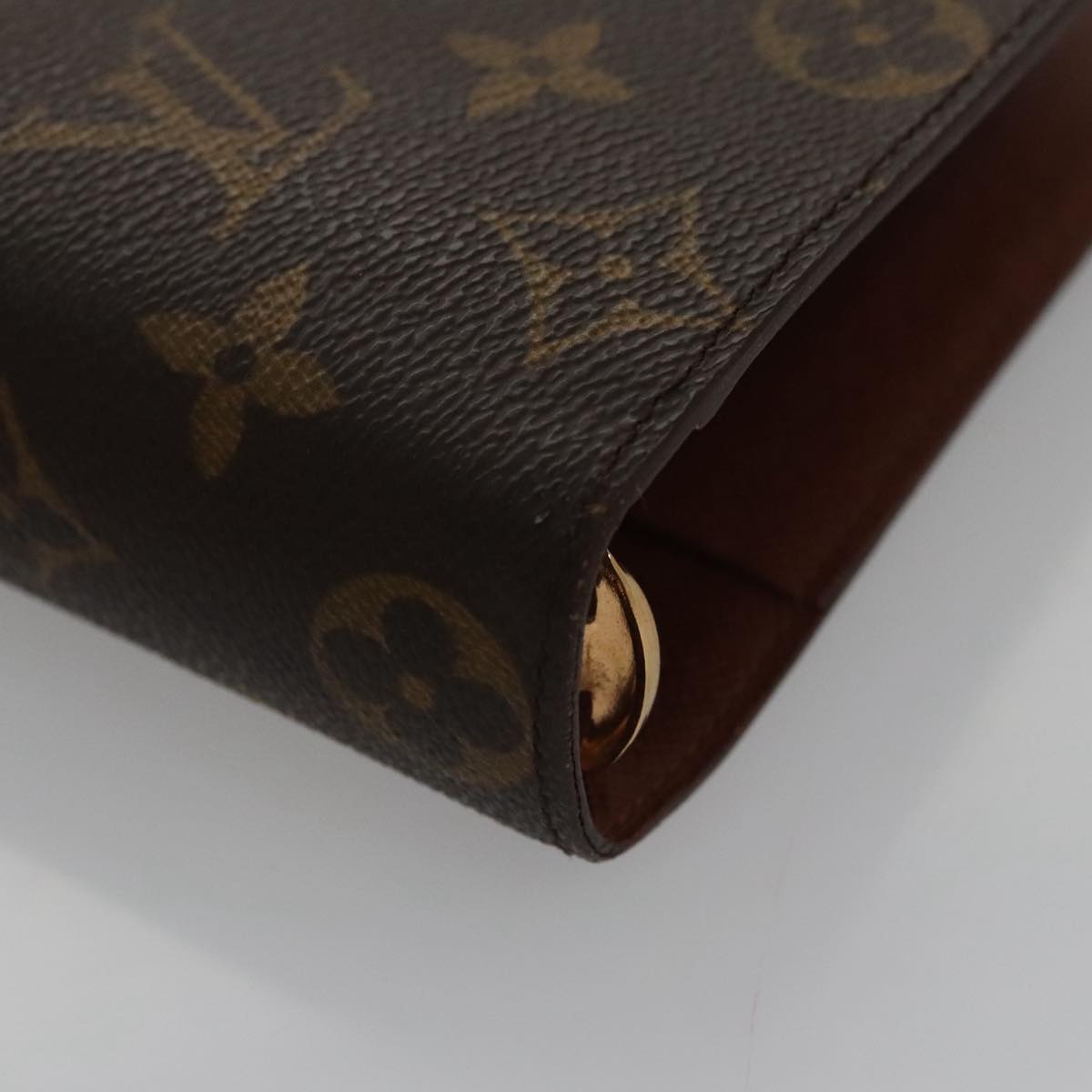 LOUIS VUITTON Monogram Agenda MM Day Planner Cover R20105 LV 104348