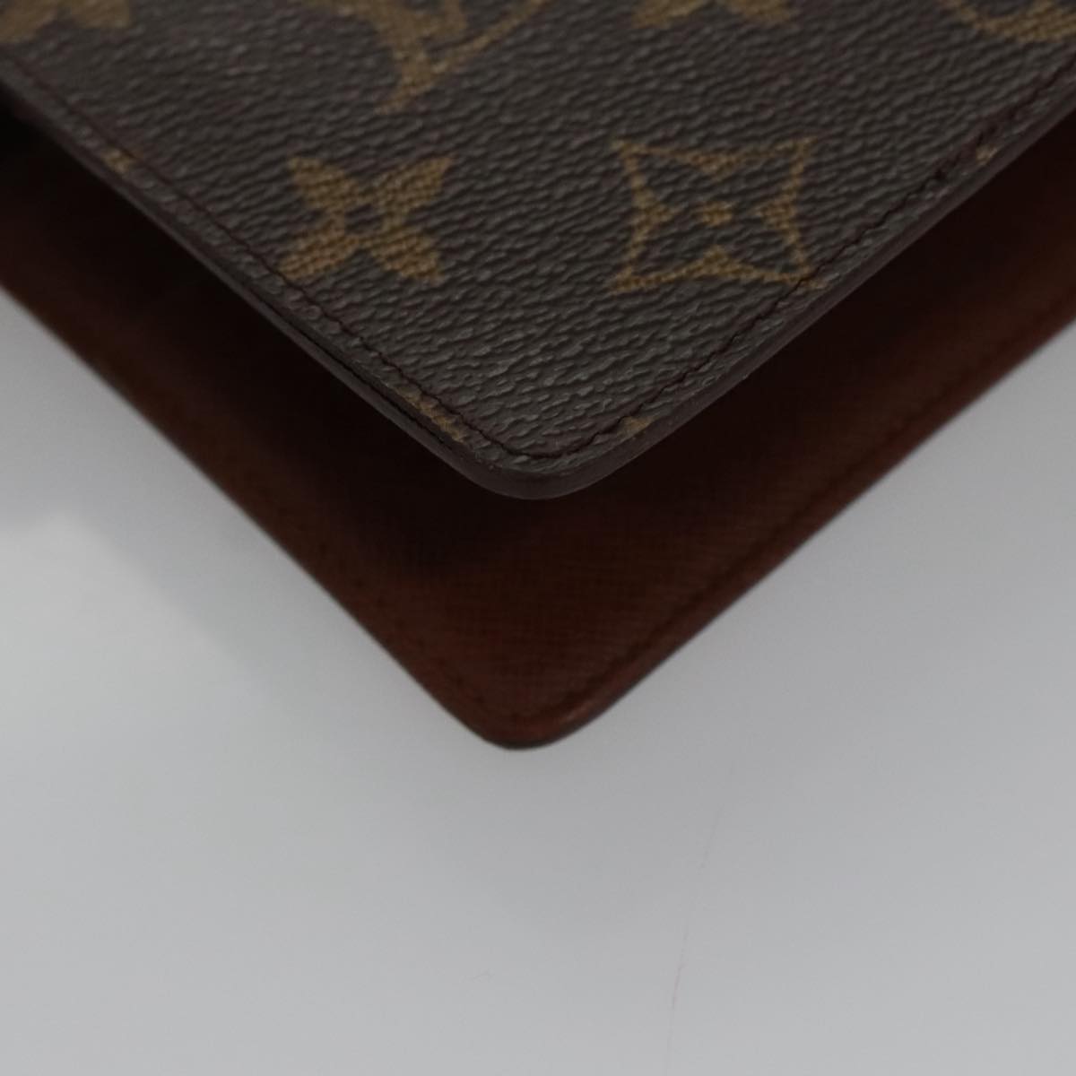 LOUIS VUITTON Monogram Agenda MM Day Planner Cover R20105 LV 104348