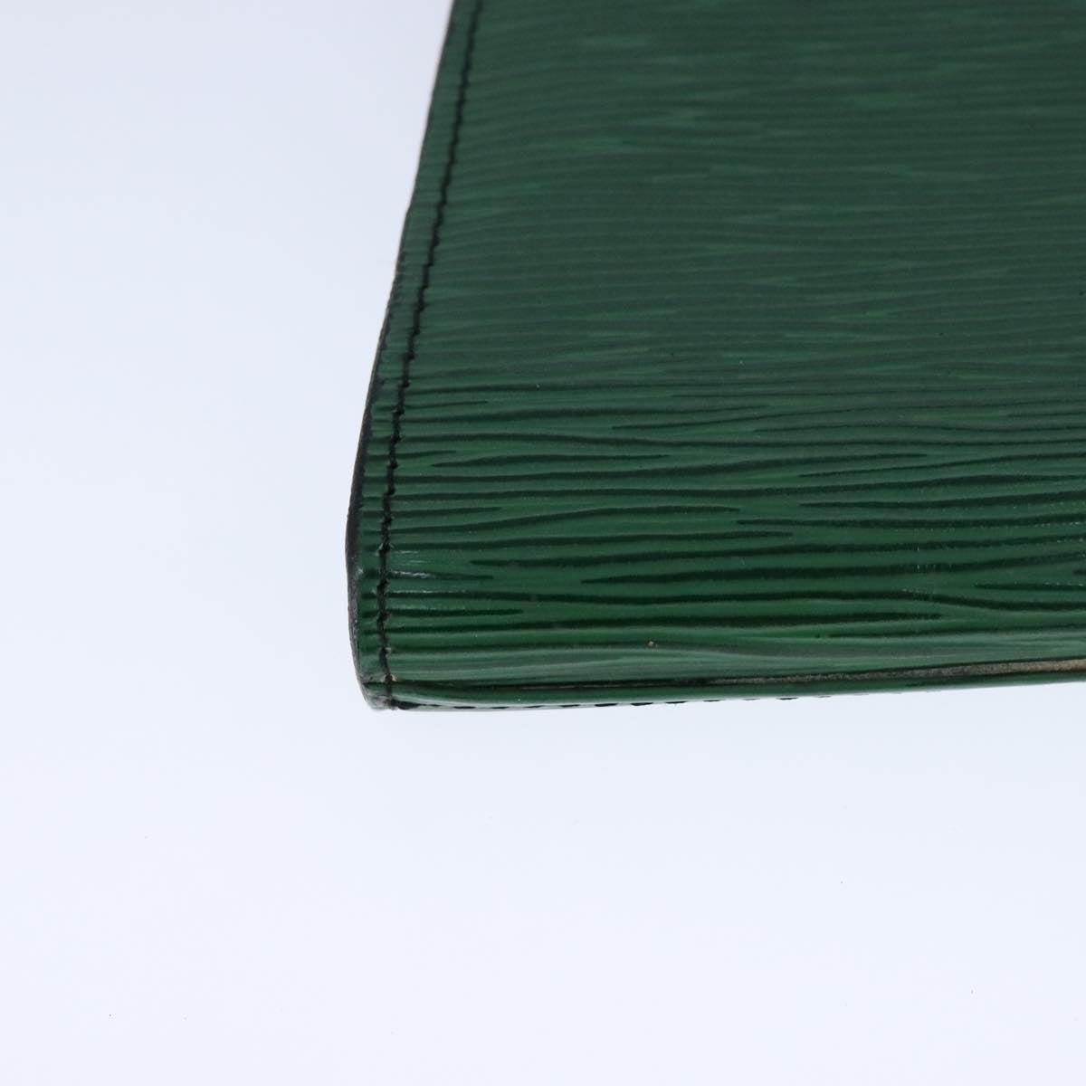 LOUIS VUITTON Epi Art Deco Clutch Bag Green M52634 LV 104350