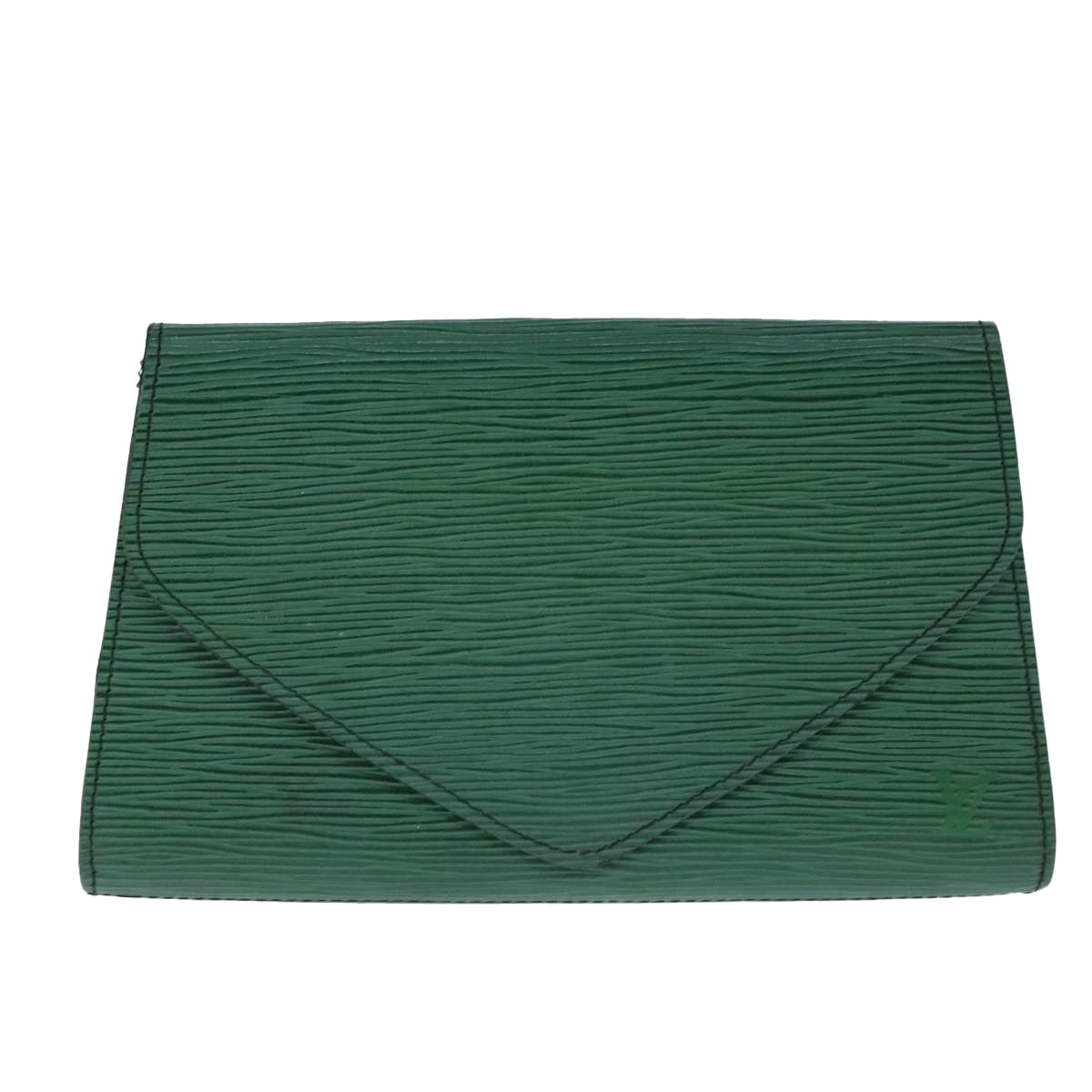 LOUIS VUITTON Epi Art Deco Clutch Bag Green M52634 LV 104350