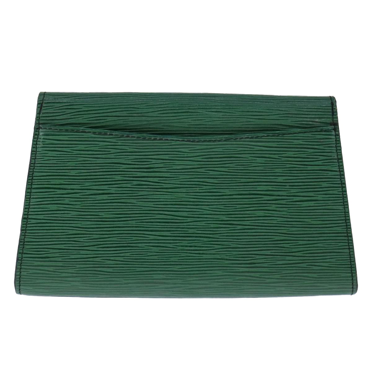 LOUIS VUITTON Epi Art Deco Clutch Bag Green M52634 LV 104350