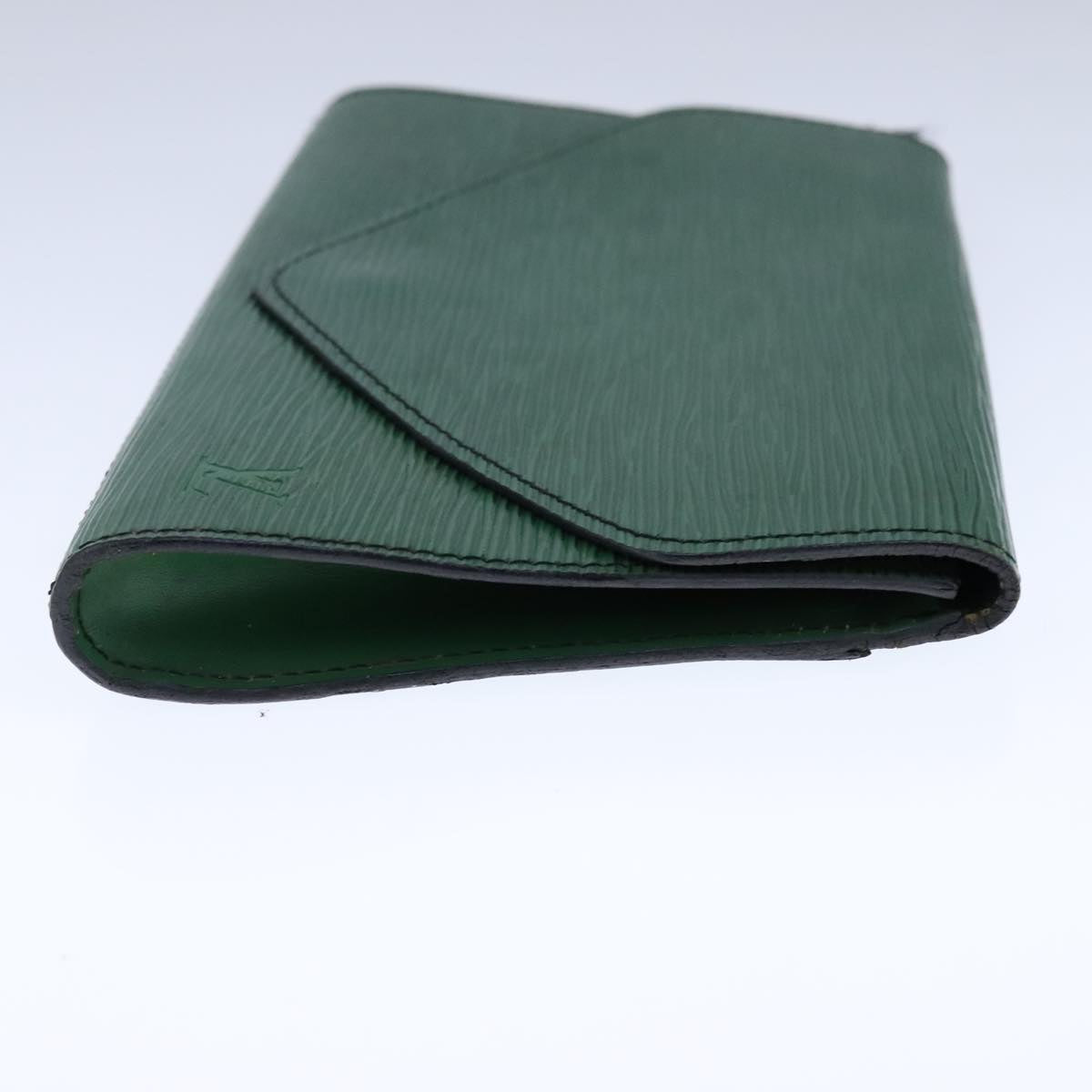 LOUIS VUITTON Epi Art Deco Clutch Bag Green M52634 LV 104350