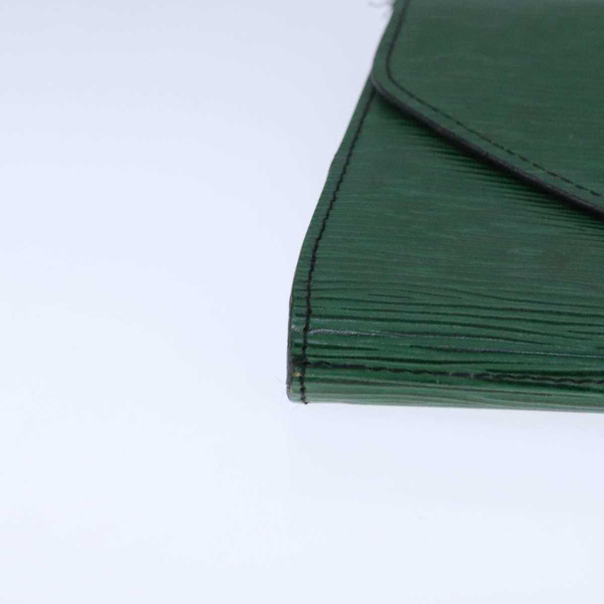LOUIS VUITTON Epi Art Deco Clutch Bag Green M52634 LV 104350