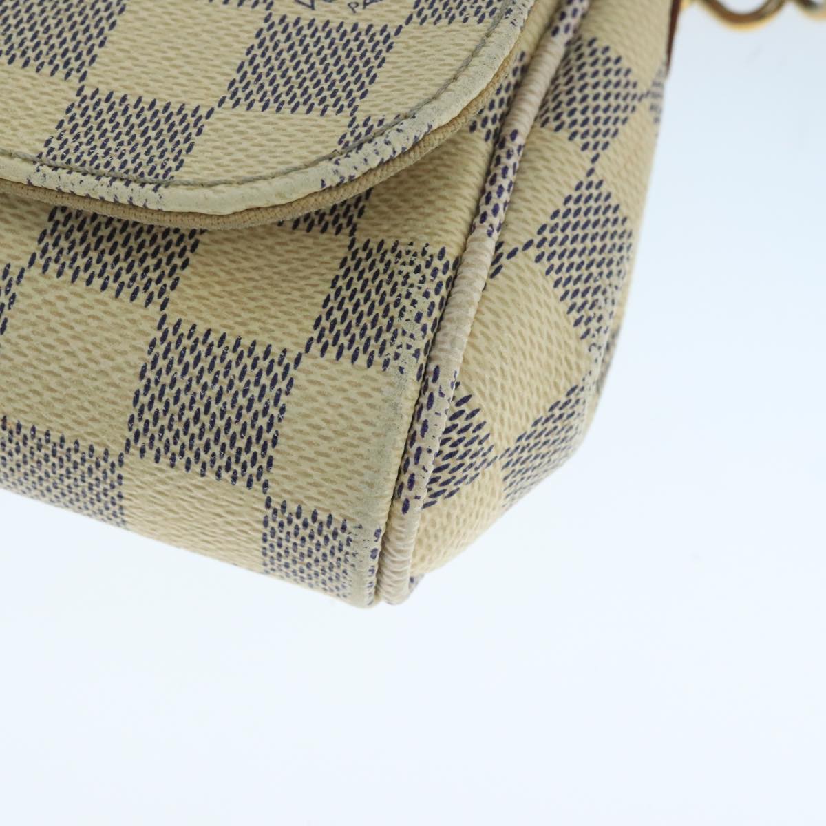 LOUIS VUITTON Damier Azur Favorit PM Shoulder Bag 2way N41277 LV 104352