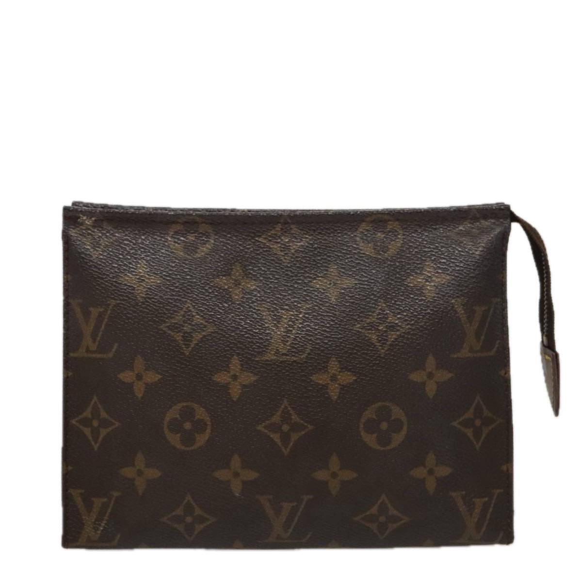 LOUIS VUITTON Monogram Poche Toilette 19 Pouch M47544 LV 104354